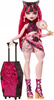 LALKA MONSTER HIGH STRASZYSEKRETY S7 Draculaura wakacje zestaw z walizką JDR50
