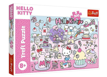 Puzzle 300 Poznaj świat Hello Kitty