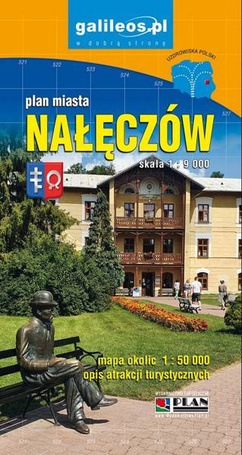 Nałęczów - plan miasta i mapa okolicy