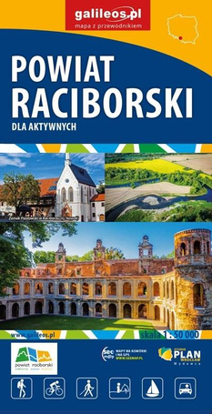 Mapa - Powiat Raciborski 1:50 000 wodoodporna