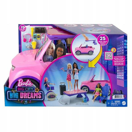 Lalka Barbie Big Auto Koncertowa scena GYJ25