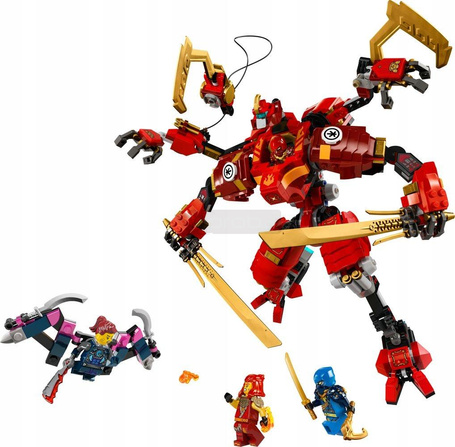 LEGO NINJAGO 71812 WSPINACZKOWY MECH NINJA KAIA