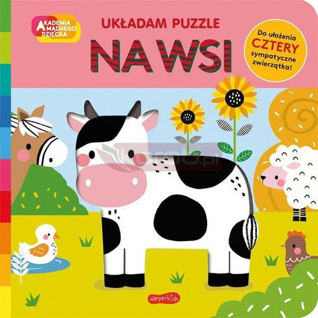 Akademia mądrego dziecka Na wsi Układam puzzle