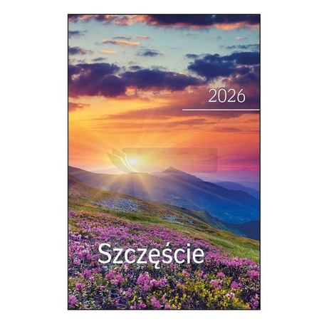 Kalendarz 2026 kieszonkowy szczęście pejzaż
