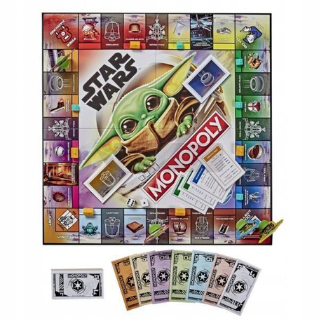 Gra Monopoly Star Wars Mandalorian Baby Yoda F2013