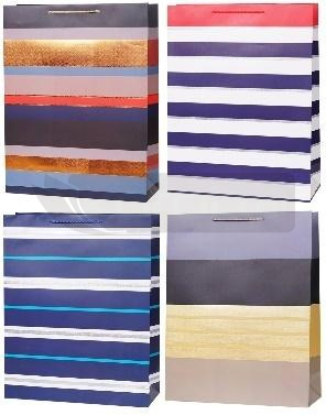 Torebka ozdobna 41x53x15cm szerokie dno mix