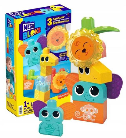 MEGA BLOKS KLOCKI AKTYWIZUJĄCE zwierzątka dżungli HKN42
