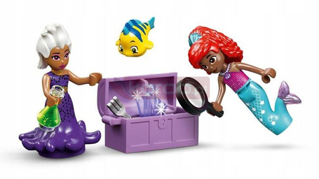 LEGO DISNEY PRINCESS 43254 MAŁA SYRENKA KRYSZTAŁOWA GROTA ARIELKI zestaw