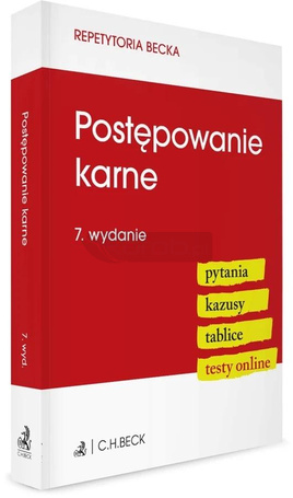 Postępowanie karne. Pytania. Kazusy. Tablice...