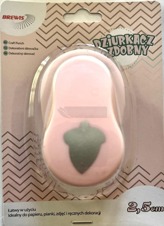 Dziurkacz ozdobny Żołądź 2.5cm