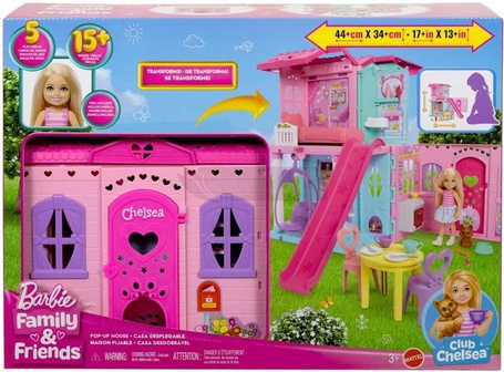 Barbie Cheslea Rozkładany domek dla lalek