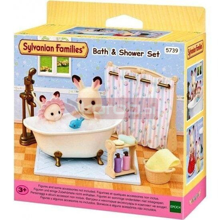 Zestaw łazienka z wanną i prysznicem