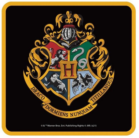 Harry Potter Podkładka pod kubek Herb Hogwartu