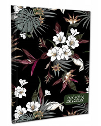 Kalendarz 2026 A5 tygodniowy notatka Kwiaty