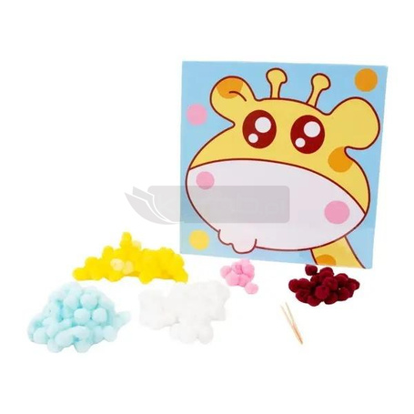 Mozaika pomponowa Żyrafa