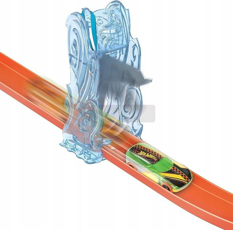 HOT WHEELS TRUCK BUILDER ZESTAW TORÓW DO ZOBUDOWY POWIETRZNY ZJAZD + autko HNJ67