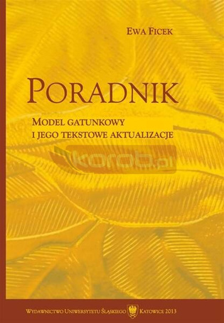 Poradnik. Model gatunkowy i jego tekstowe...