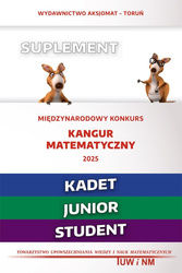 Matematyka z wesołym kangurem Suplement 2025