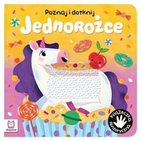 Poznaj i dotknij Jednorożce Książeczka sensoryczna
