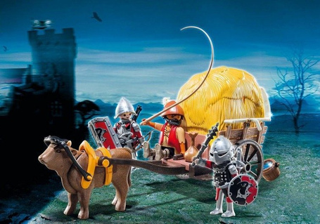 PLAYMOBIL 6005 Zamaskowany powóz rycerzy herbu Sokół
