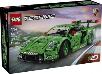 KLOCKI LEGO TECHNIC 42224 Samochód Porsche 911 GT3 R REXY AO Racing +11 lat