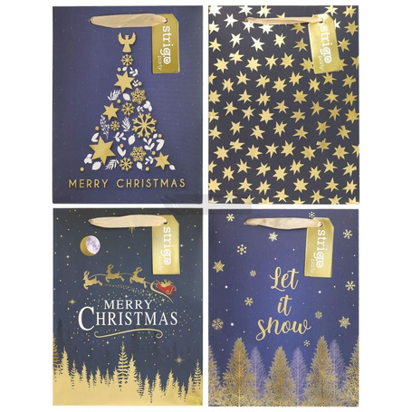 Torba prezentowa Święta 18x23x10cm mix STRIGO