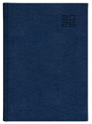 Kalendarz 2026 A5 dzienny Aluminium granatowy