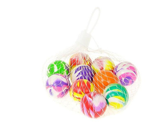 Piłeczki kauczukowe 12szt