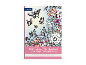 Kolorowanka antystresowa ogród motyli