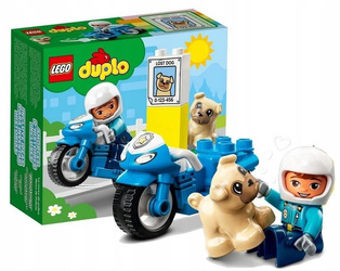 LEGO DUPLO 10967 MOTOCYKL POLICYJNY zestaw klocków dla dzieci +2 lata