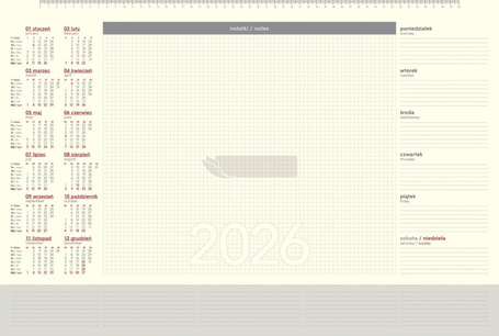 Kalendarz 2026 biuwar