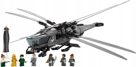 LEGO ICONS 10327 DUNE DIUNA ATREIDES ROYAL ORNITHOPTER zestaw klocków +18