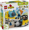 KLOCKI LEGO DUPLO 10475 Maszyny budowlane 3 w 1, zestaw dla dzieci +2 lata