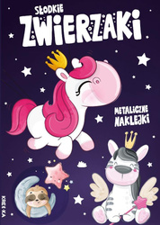 Kolorowanka z naklejkami - Słodkie zwierzaki