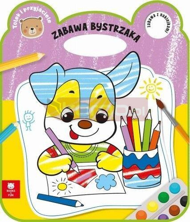 Zabawa bystrzaka piesek