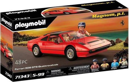 PLAYMOBIL 71343 MAGNUM P.I. FERRARI 308 GTS QUATTROVALV
