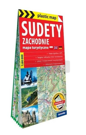 plastic map Sudety Zachodnie 1:60 000 w.2023