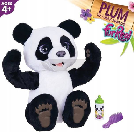 FURREAL PLUM PANDA INTERAKTYWNY MIŚ z butelką E8593