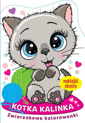 Zwierzakowe kolorowanki. Kotka Kalinka