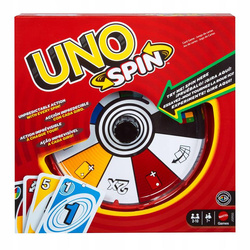 ORYGINALNA GRA KARTY UNO SPIN gra rodzinna JGR00
