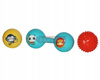 FISHER PRICE ZESTAW SENSORYCZNY dla maluszka piłeczki + hantelek