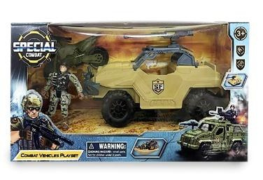 Zestaw wojskowy z pojazdem