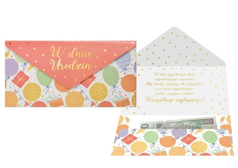 Koperta podarunkowa Urodziny