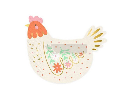 Serwetki Kurka 16x13cm 20szt