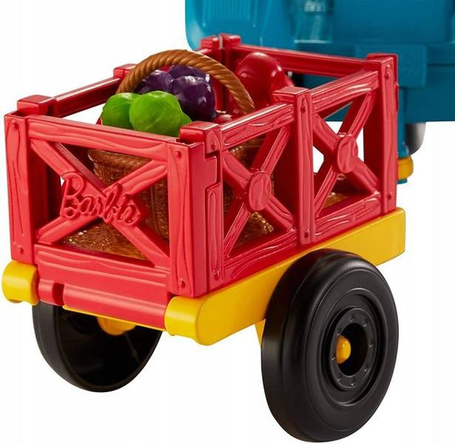 Lalka Barbie Traktor z przyczepą GFF49
