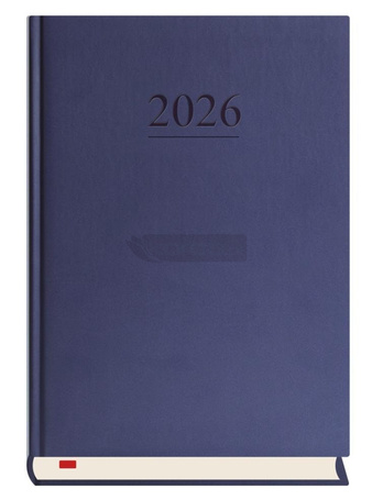 Terminarz 2026 A5 dzienny Menadżera granatowy