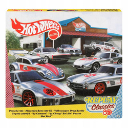 HOT WHEELS Silver Series zestaw 7 autek Klasyki ZAMAC Mattel 80-lecie JHF01