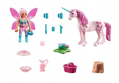 PLAYMOBIL Spirit 70658 Wróżka opiekująca się jednorożcem