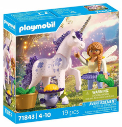 PLAYMOBIL 71843 Jednorożce Sunshine Blossom z wróżką zestaw +4 lata