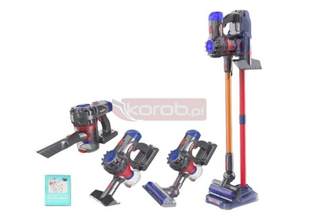 Odkurzacz pionowy czarny światło dźwięk